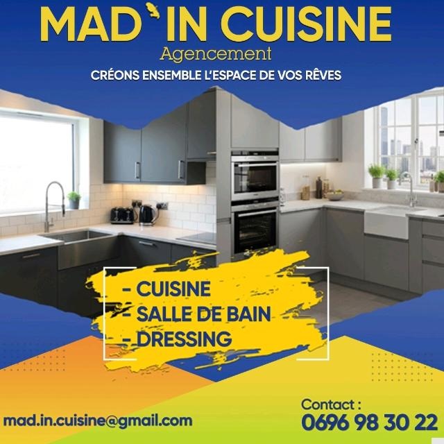 Logo Mad'in Cuisine Agencement