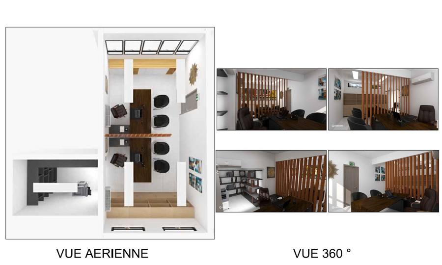 Après - rendu 3D bureau